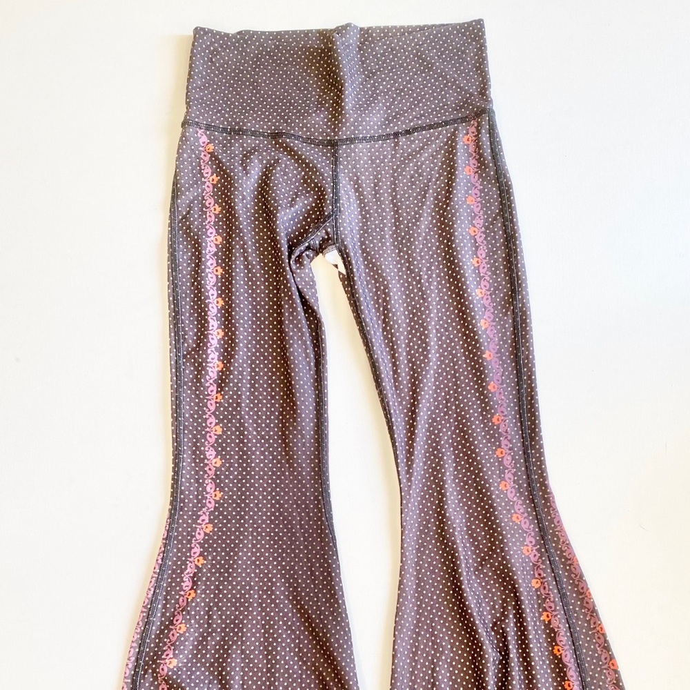 Teeki Black and Pink Boot Cut Pants - Picture 3 of 9